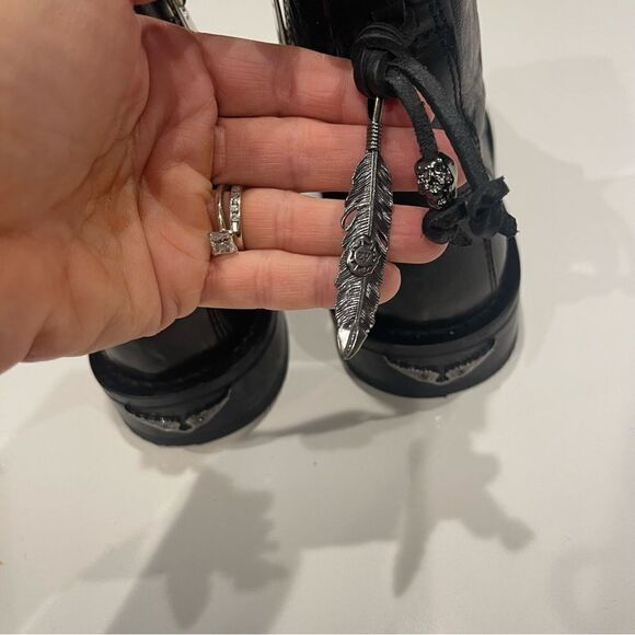 Zadig&Voltaire lace-up 30mm ankle boots size 37 - Picture 10 of 15